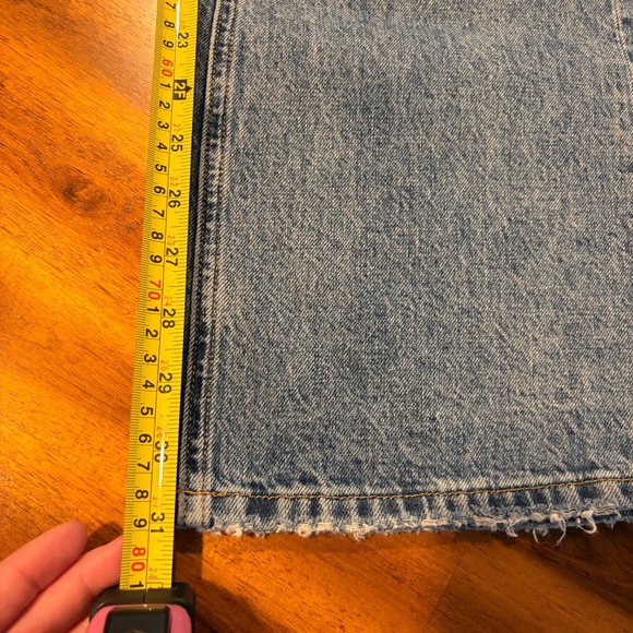 New Lucky Brand Size 6 90s fit Boyfriend Mid Rise Flare Distressed Jeans - Picture 13 of 16